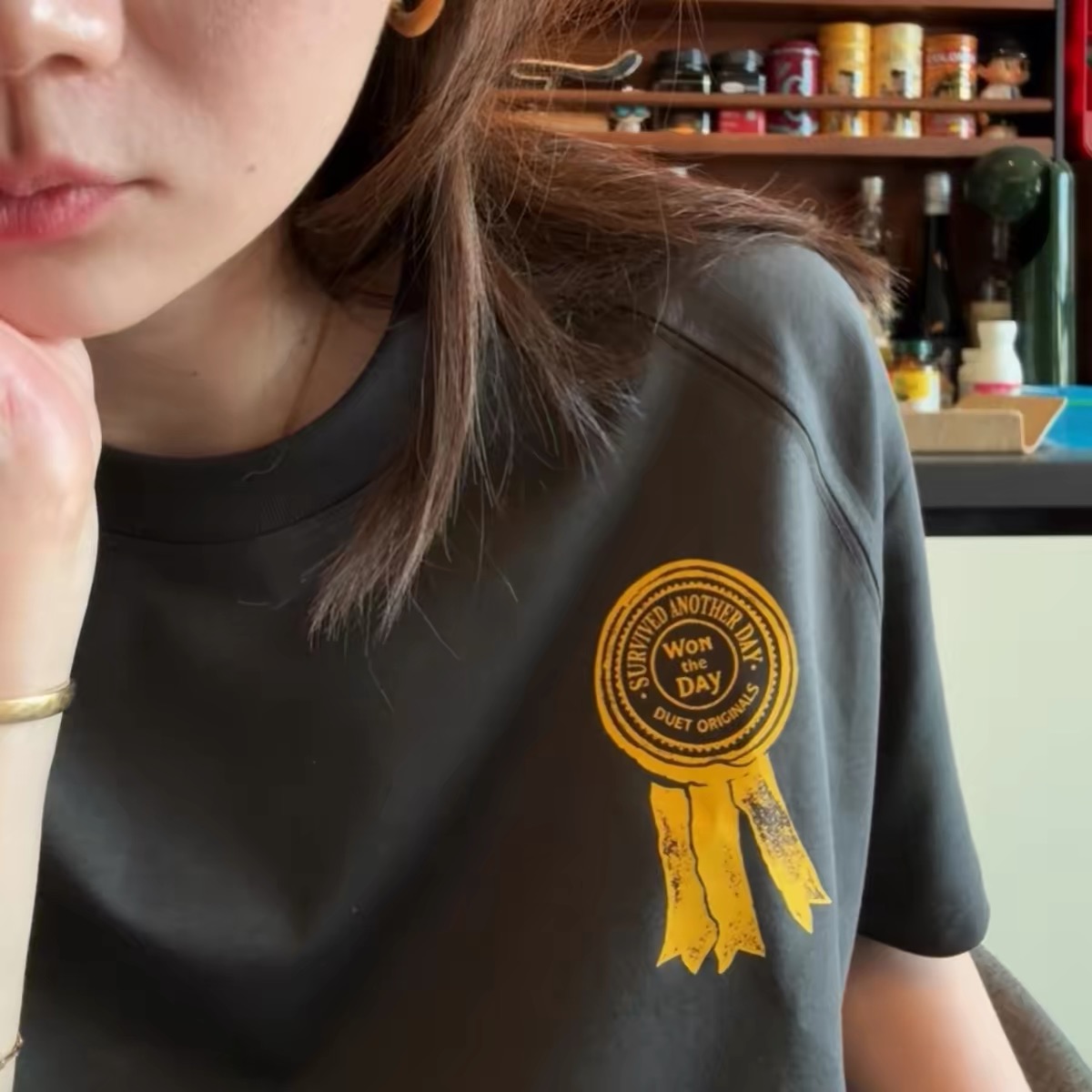Duet Originals real-life T-shirt look 004